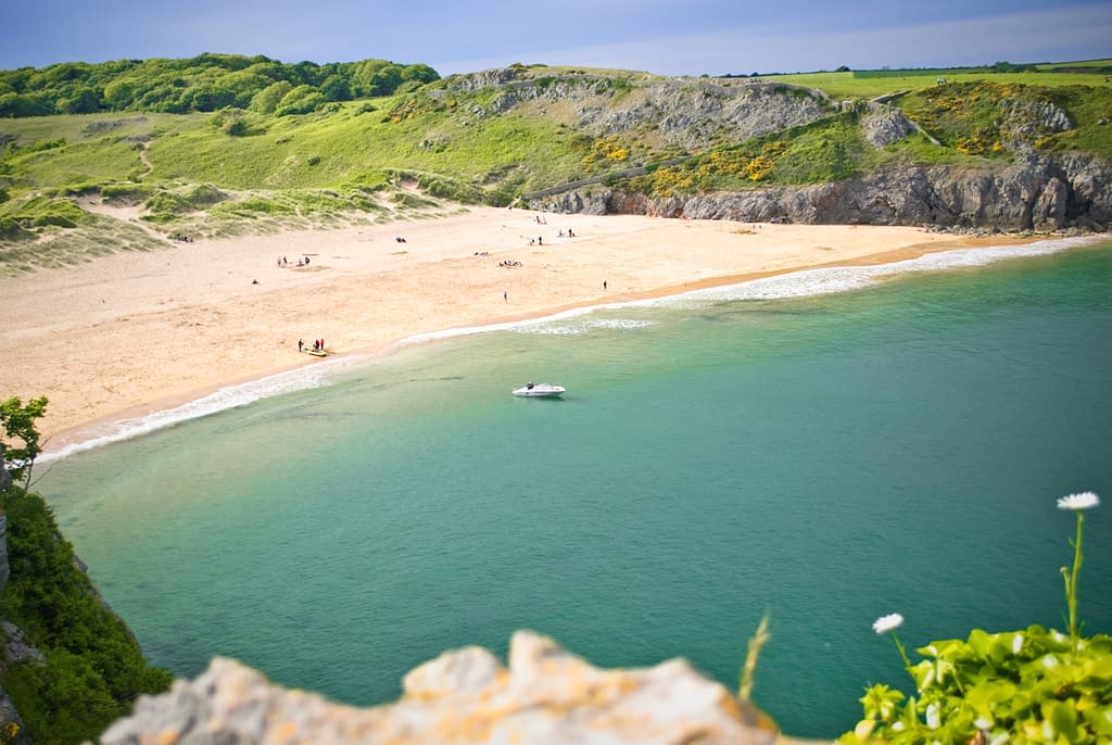 Barafundle Bay in West Wales